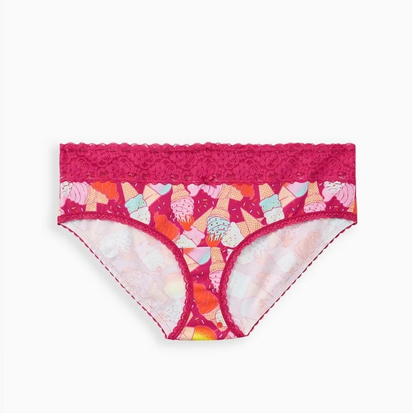 💟3 for $10💟Torrid 0x Pink Ice Cream Underwear BNIP - Picture 1 of 2